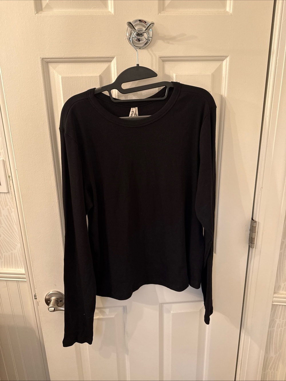 Pact Women's Black Perfect Rib Layer
Long Sleeve XL Organic Cotton